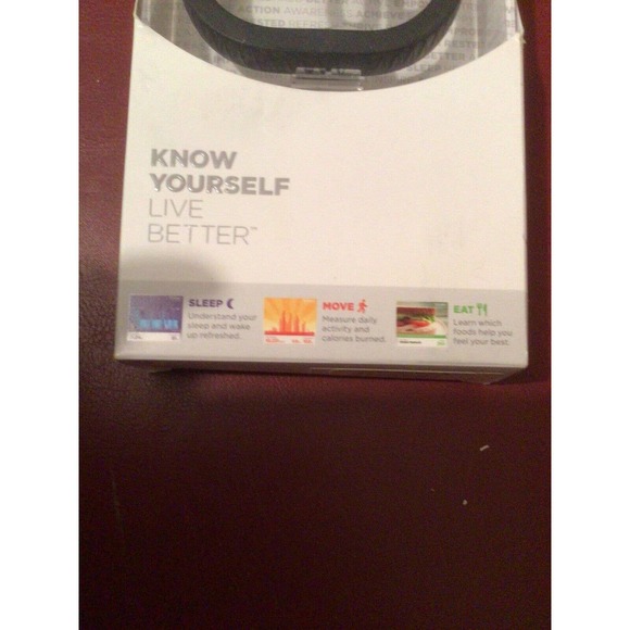 UP Jawbone JBR52a-LG Fitness Calories Exercise Activity Tracker LARGE Black NEW - Picture 3 of 7
